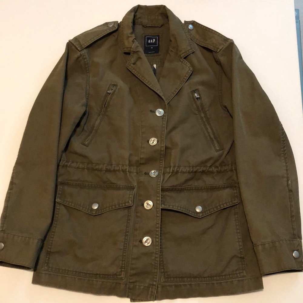 GAP ladies XS Army Green jacket.